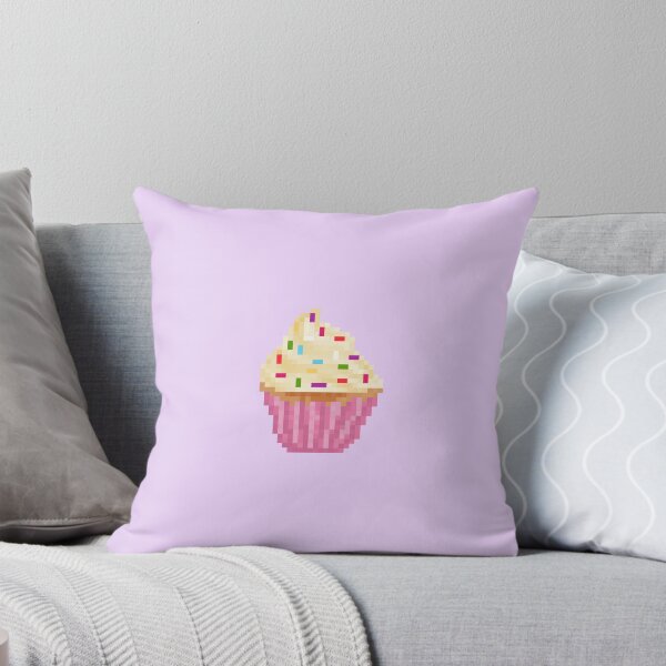 Item preview, Retro Pixel Vanilla Sprinkles Frosted Cupcakes designed and sold by 8BitTrip.