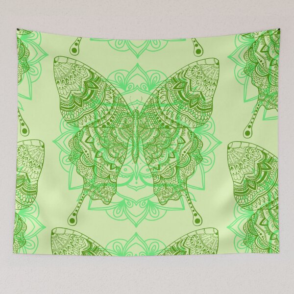 Item preview, Mandala Butterfly Green designed and sold by Alpana Rai.