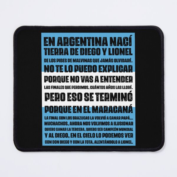 Item preview, Argentina fans’ song -  Argentina Mundial de Qatar 2022 Argentina World cup 2022  Muchachos, ahora nos volvimos a ilusionar designed and sold by TRUE-FANS.