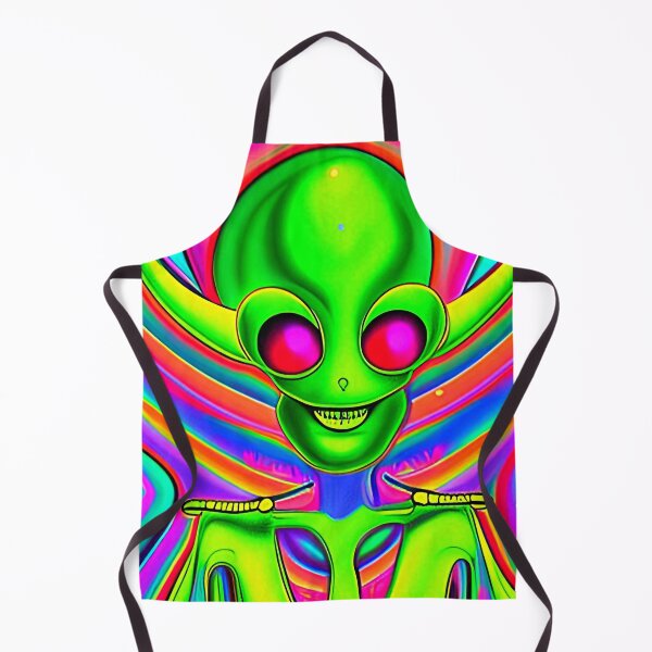 Item preview, Funny alien art. Green alien designed and sold by Neo-Expression.