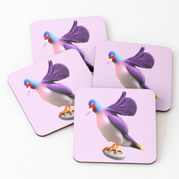 Item preview, Purple pidgin with a bottle cap  designed and sold by CrystalsArtPaws.