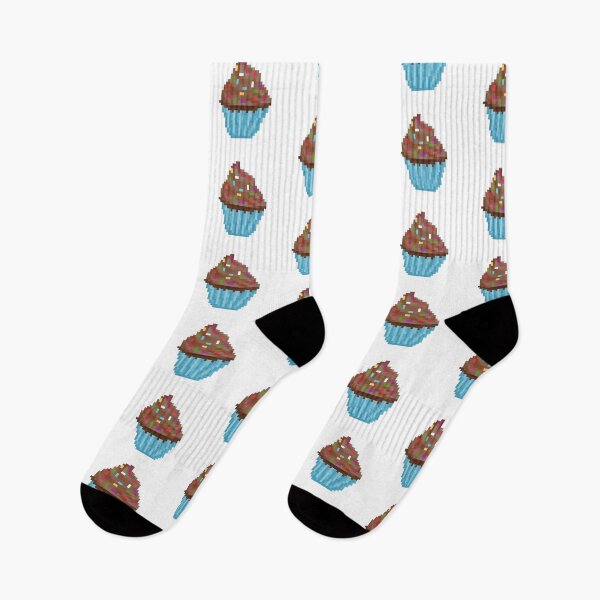 Item preview, Retro Pixel Chocolate Sprinkle Frosted Cupcakes designed and sold by 8BitTrip.