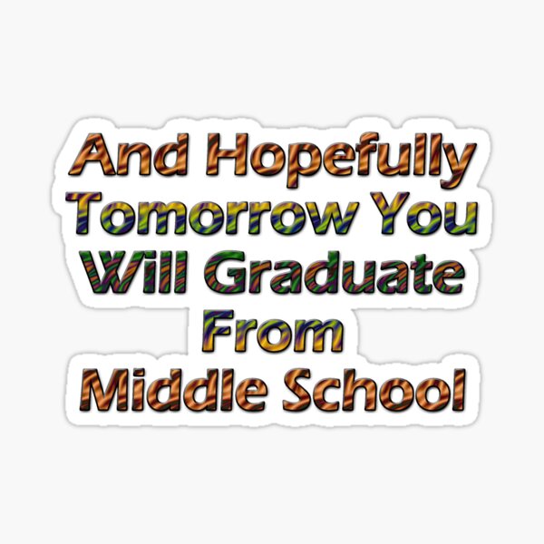 Middle School Sticker