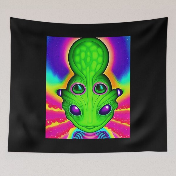 Item preview, Funny alien art. Green alien designed and sold by Neo-Expression.