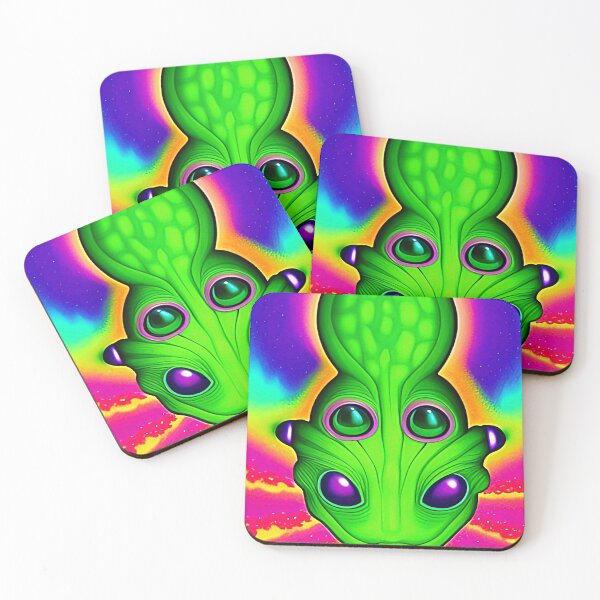 Item preview, Funny alien art. Green alien designed and sold by Neo-Expression.