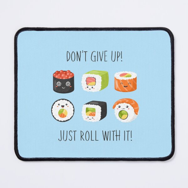 Item preview, Don't Give Up! Just Roll With It! designed and sold by Paper Bee Gift Shop.