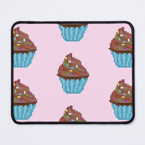 Item preview, Retro Pixel Chocolate Sprinkle Frosted Cupcakes designed and sold by 8BitTrip.