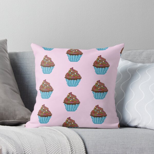 Item preview, Retro Pixel Chocolate Sprinkle Frosted Cupcakes designed and sold by 8BitTrip.