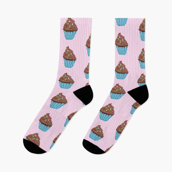 Item preview, Retro Pixel Chocolate Sprinkle Frosted Cupcakes designed and sold by 8BitTrip.