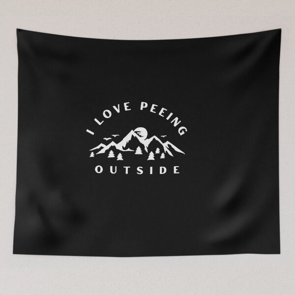 Item preview, I Love Peeing Outside, funny Camping saying, funny hiking gift designed and sold by shopytee ⭐ ⭐ ⭐ (11k).