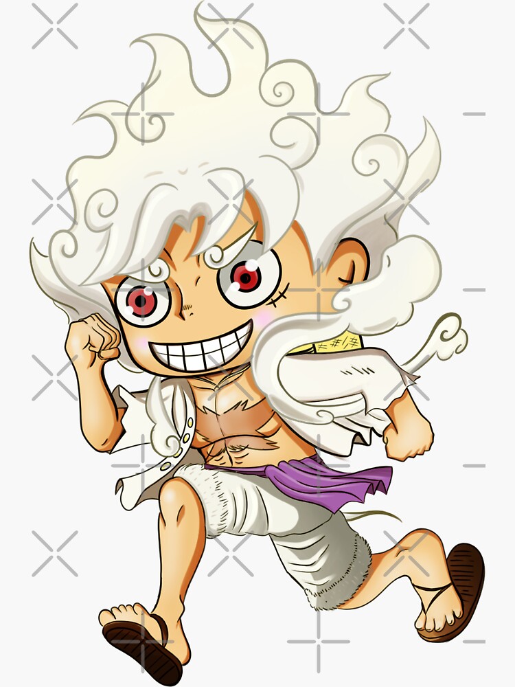 Luffy gear 5' Sticker