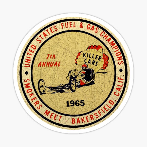 Drag Races Bakersfield 1965 Sticker
