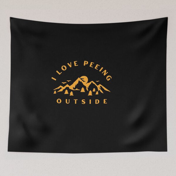 Item preview, I Love Peeing Outside, funny Camping saying, funny hiking gift designed and sold by shopytee ⭐ ⭐ ⭐ (11k).