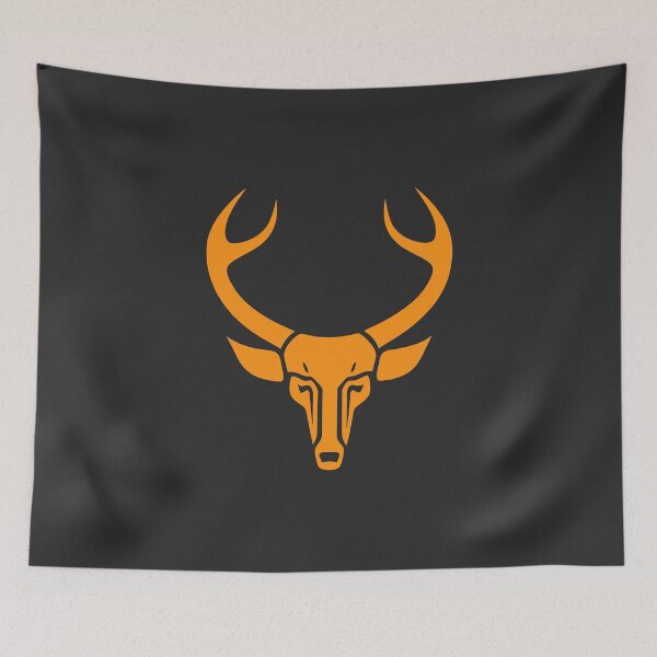 Item preview, Deer Skull - Orange designed and sold by YoobiArt.