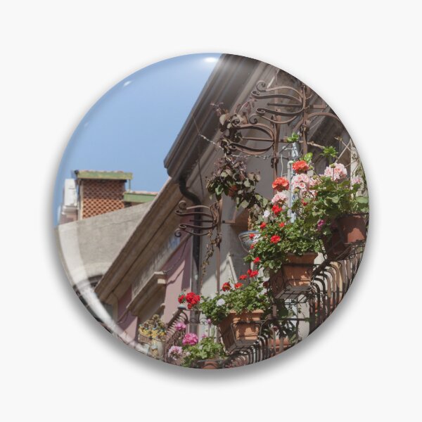 Item preview, Old house facades, main street Corso Umberto, Taormina, Province of Messina, Sicily, Italy, Europe, Sicily, Italy, Europe designed and sold by Torsten  Krüger.