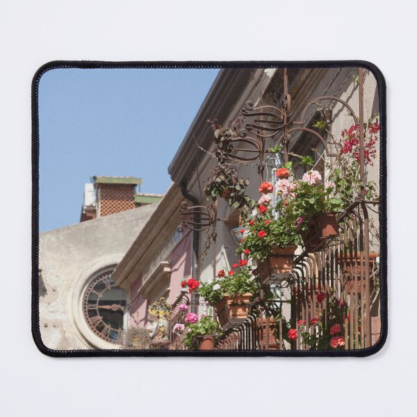 Item preview, Old house facades, main street Corso Umberto, Taormina, Province of Messina, Sicily, Italy, Europe, Sicily, Italy, Europe designed and sold by Torsten  Krüger.