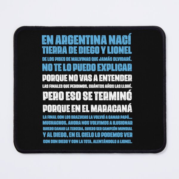 Item preview, Argentina fans’ song -  Argentina Mundial de Qatar 2022 Argentina World cup 2022  Muchachos, ahora nos volvimos a ilusionar designed and sold by TRUE-FANS.