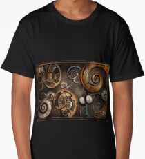 Steampunk - Abstract - Time is complicated Long T-Shirt