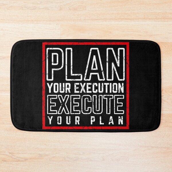Item preview, Plan Your Execution Execute Your Plan 2 distressed  designed and sold by KingsManKind.