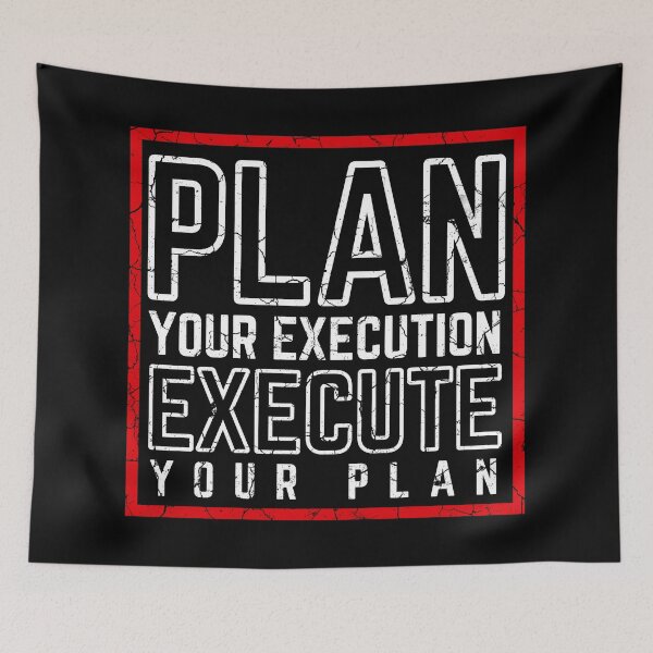 Item preview, Plan Your Execution Execute Your Plan 2 distressed  designed and sold by KingsManKind.