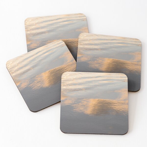 Item preview, Fluid Abstraction - Golden Backwash Patterns on a Beach designed and sold by Georgia Mizuleva.