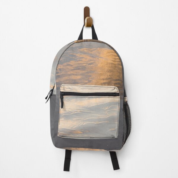 Item preview, Fluid Abstraction - Golden Backwash Patterns on a Beach designed and sold by Georgia Mizuleva.