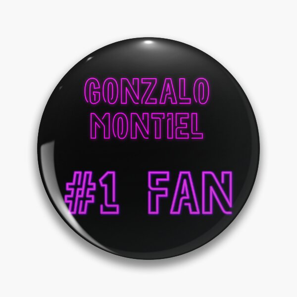 Item preview, Gonzalo Montiel - #1 fan designed and sold by 2Girls1Shirt.
