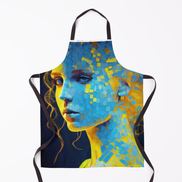 Item preview, Neon and Mosaic AI Lady designed and sold by Mitch-Angelo.