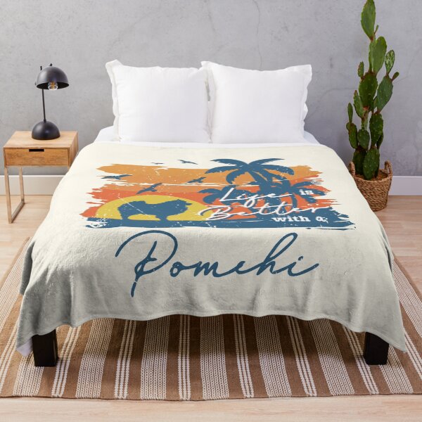 Item preview, Life is Better With Pomchi Beach Sunset Retro Vintage designed and sold by rafaeltto.