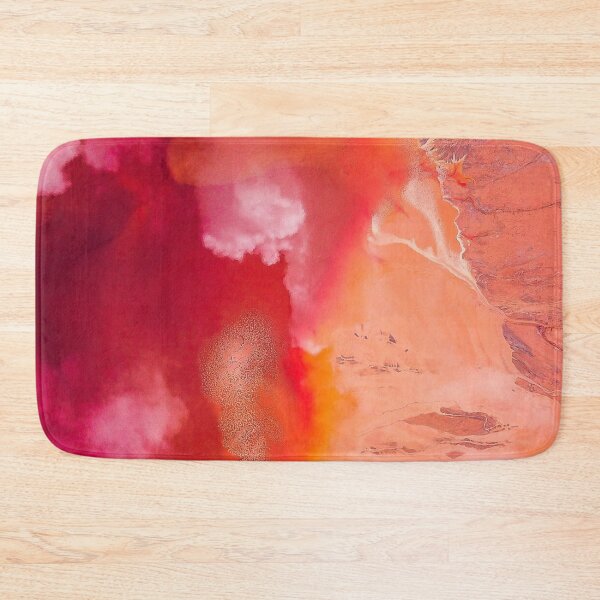 Item preview, Orange red waves designed and sold by mahmoudfarrag.