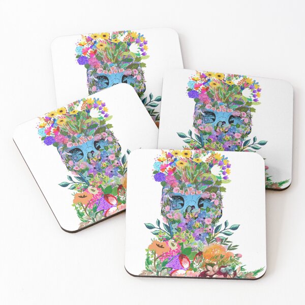 Item preview, Skull || Flower Art  designed and sold by RBToper.