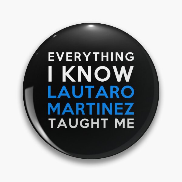 Item preview, Lautaro Martínez - Everything I know designed and sold by 2Girls1Shirt.