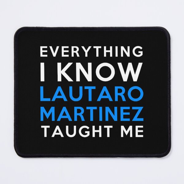Item preview, Lautaro Martínez - Everything I know designed and sold by 2Girls1Shirt.