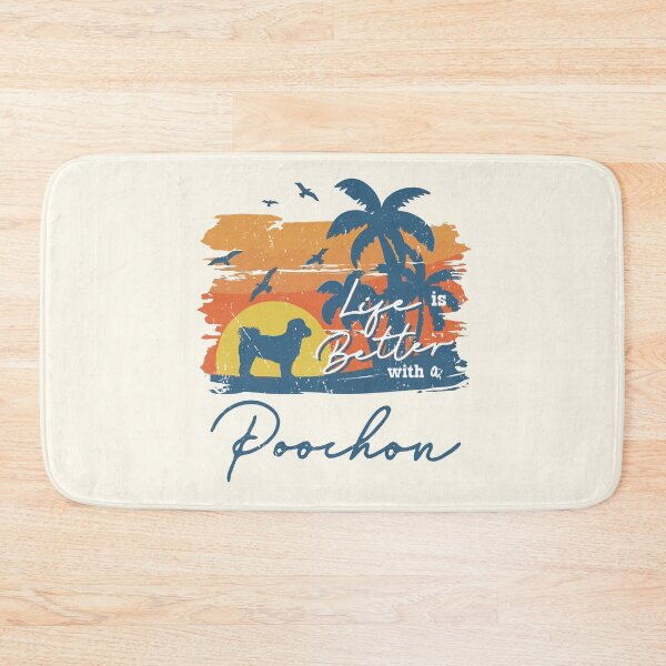 Item preview, Life is Better With Poochon Beach Sunset Retro Vintage designed and sold by rafaeltto.