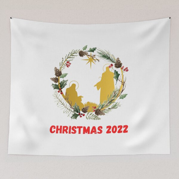Item preview, Christmas Wreath with Holy Family, Christmas 2022 designed and sold by Lost-World-Shop.