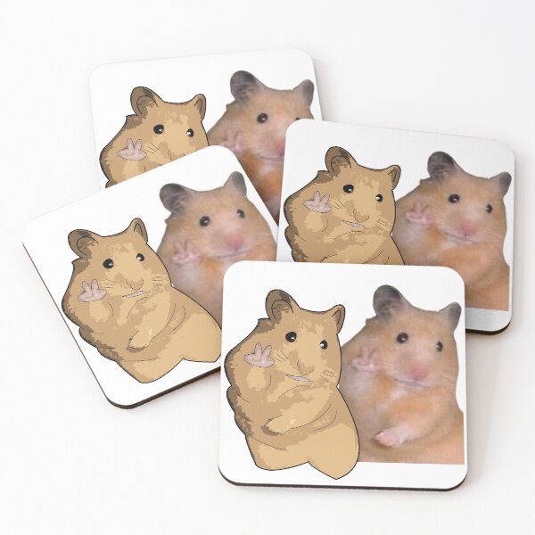 Item preview, Cute Hamester peace sign photo and illustration  designed and sold by Basma Store.