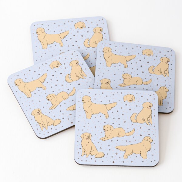 Item preview, Golden retriever cute pack designed and sold by Yarafantasyart.