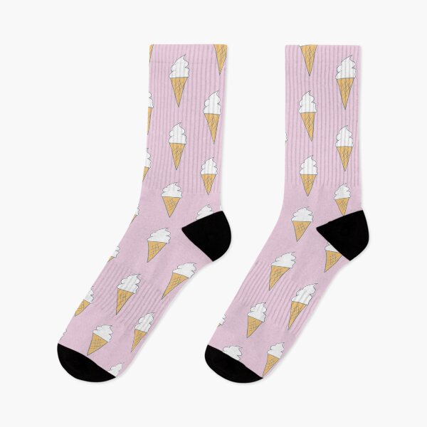 Item preview, Soft-Serve Cartoon Style Vanilla 99 Ice Cream in Pink designed and sold by Karen Ekdahl.