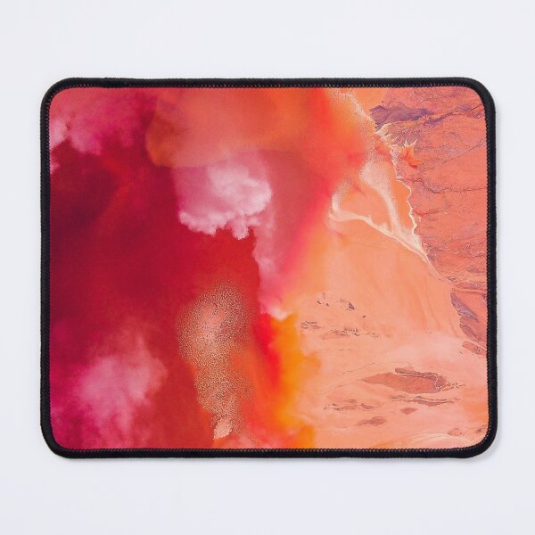 Item preview, Orange red waves designed and sold by mahmoudfarrag.