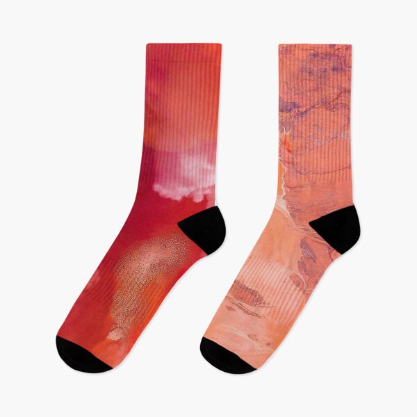 Item preview, Orange red waves designed and sold by mahmoudfarrag.