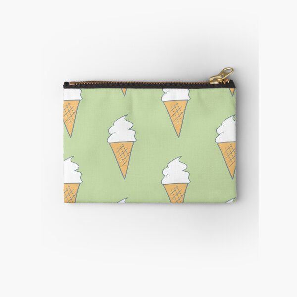 Item preview, Soft-Serve Cartoon Style Vanilla 99 Ice Cream Green designed and sold by Karen Ekdahl.
