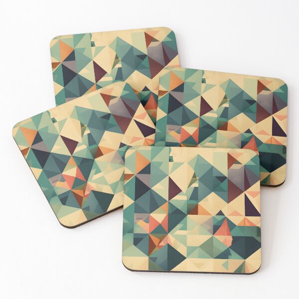 Item preview, Muted color geometric art designed and sold by randrdesign.