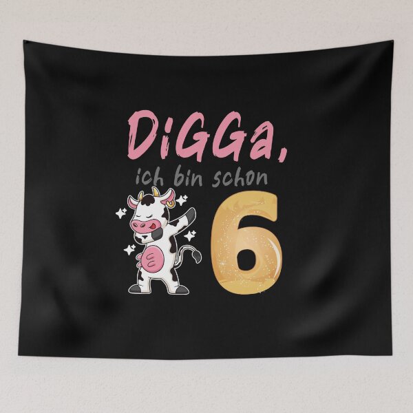 Item preview, DIGGA, I'm already 6 designed and sold by Shirt-Expert.