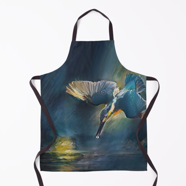 Item preview, Kingfisher in flight designed and sold by WildBirdArt.
