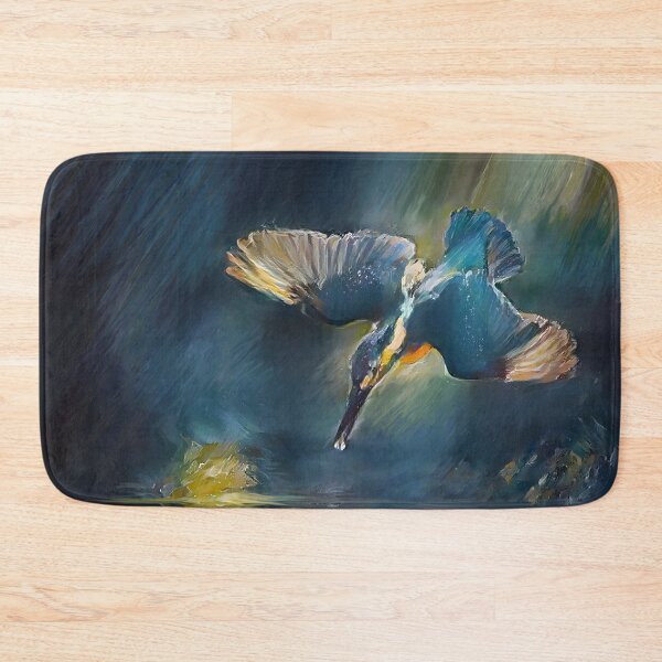 Item preview, Kingfisher in flight designed and sold by WildBirdArt.