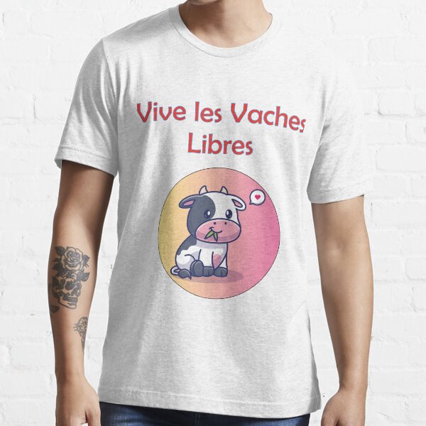 T-Shirt Homme La bonne herbe rend les vaches heureuse main image 0