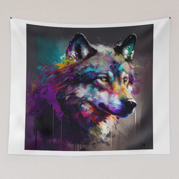 Item preview, Glitched Wolf designed and sold by Newtaste-Store.