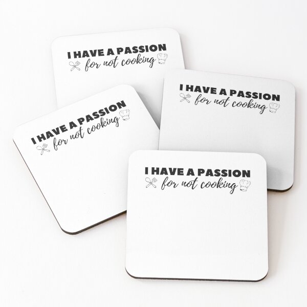 Item preview, Funny Cooking Saying I Have A Passion For Not Cooking Chef Job designed and sold by Mehdi Art.