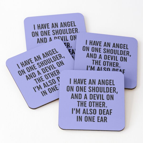 Item preview, I Have An Angel and A Devil designed and sold by Moeez Javed.
