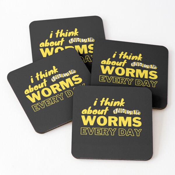 Item preview, i think about worms every day designed and sold by thorfinnshop.